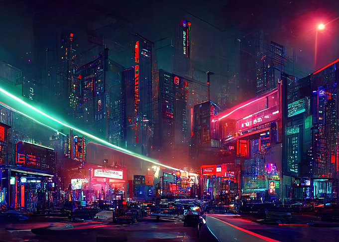 Cyberpunk Neon City
