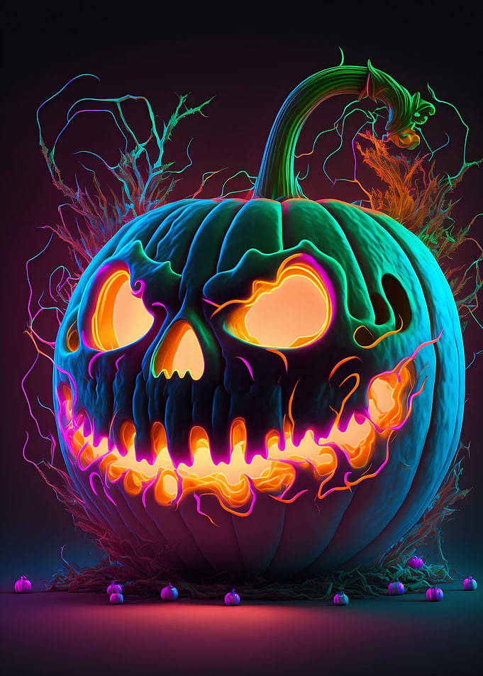 Neon Pumpkin