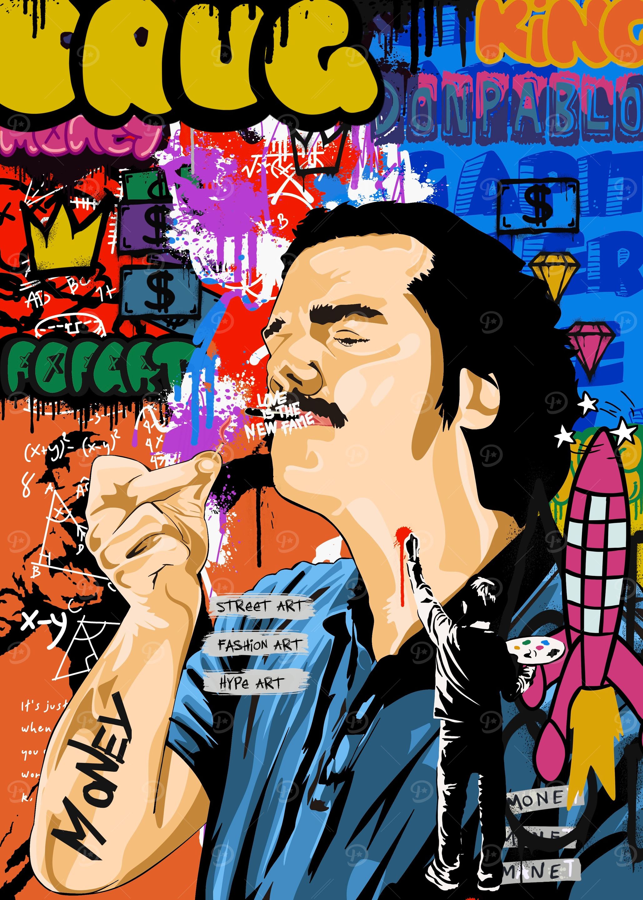 Don pablo pop art style