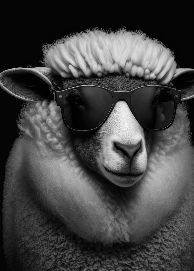 Portrait of a Sheep