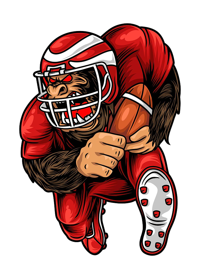 Gorilla American Football