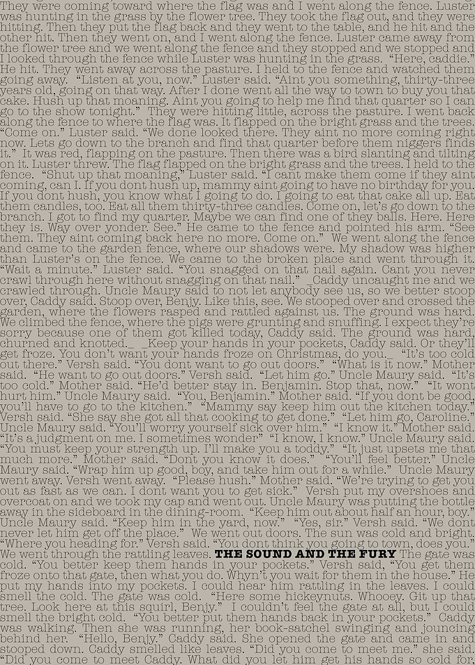 The Sound and The Fury