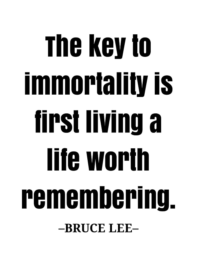 Bruce Lee quote