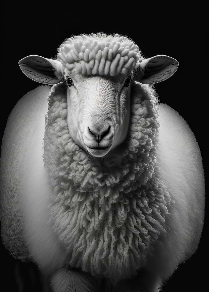 Portrait of a Sheep