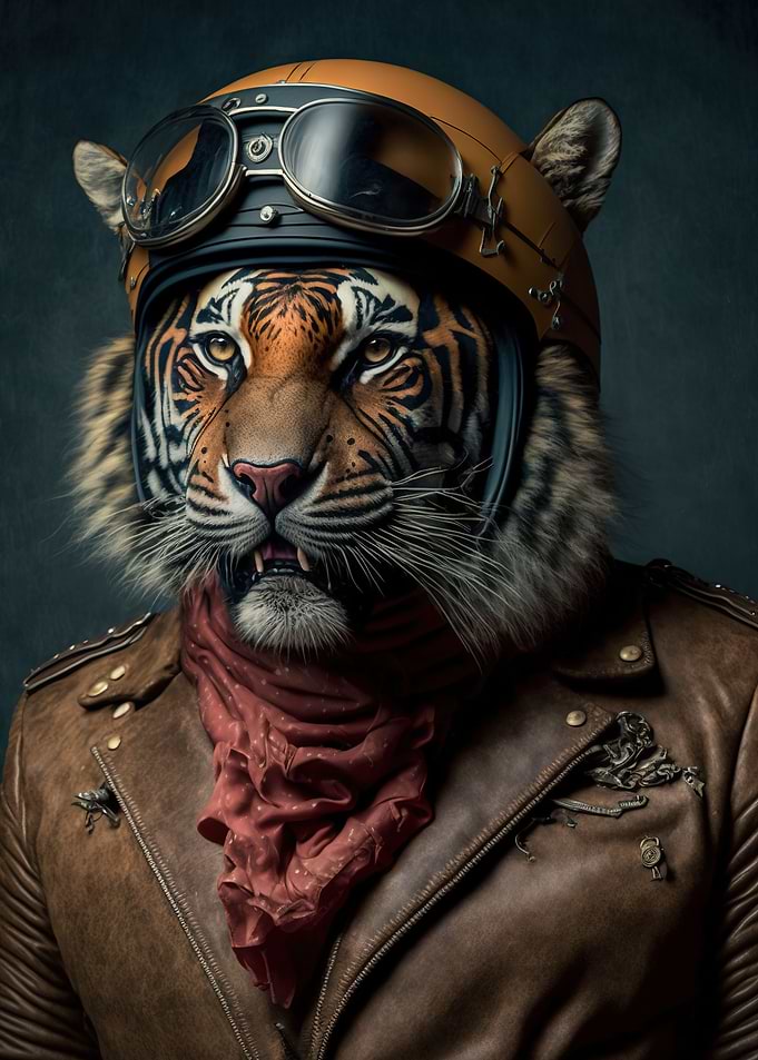 Biker Tiger