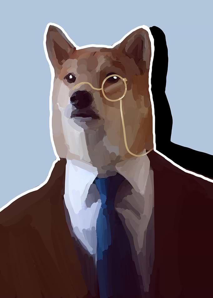 dog epic vintage