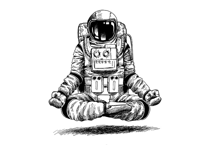 Astronaut Yoga Pose