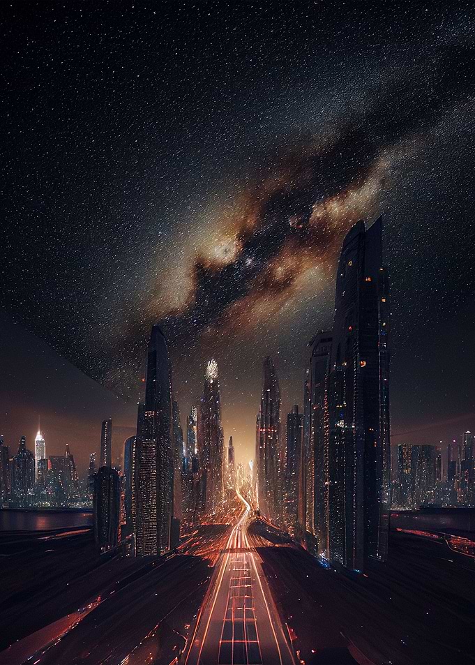 Starry Sky Scape