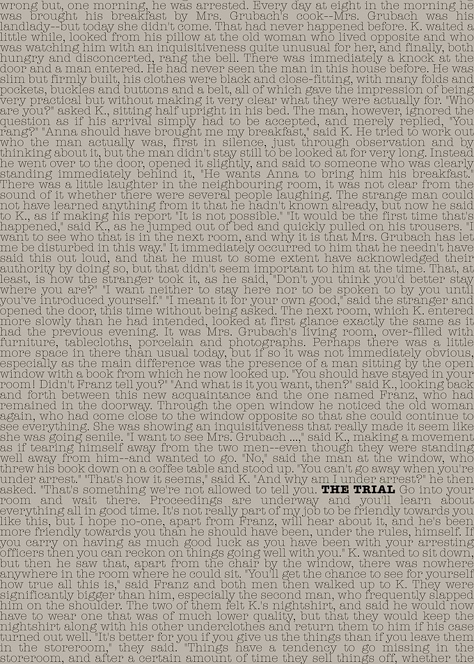 The Trial Book Text