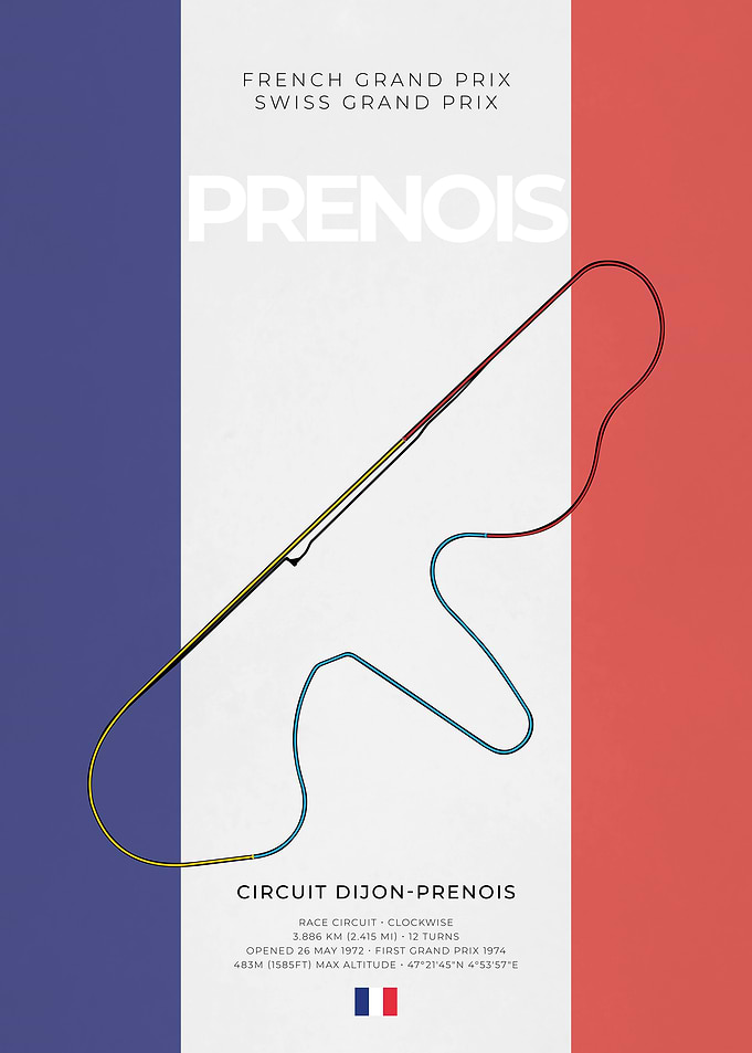 Prenois France F1 Circuit