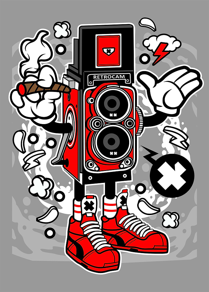 retro camera cartoon 1