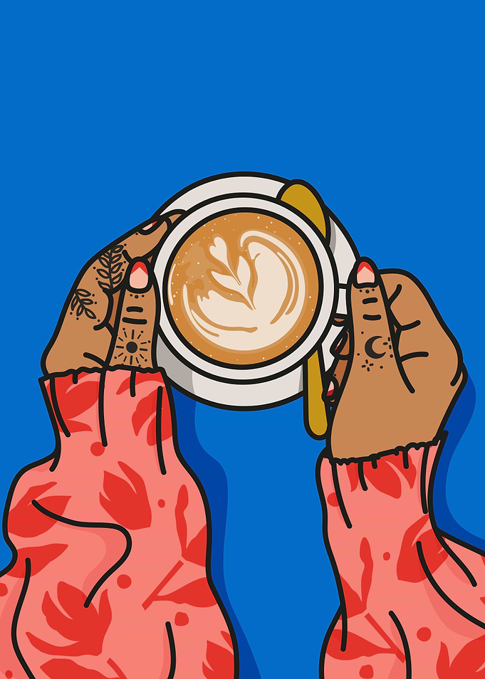 Wake up drink coffee