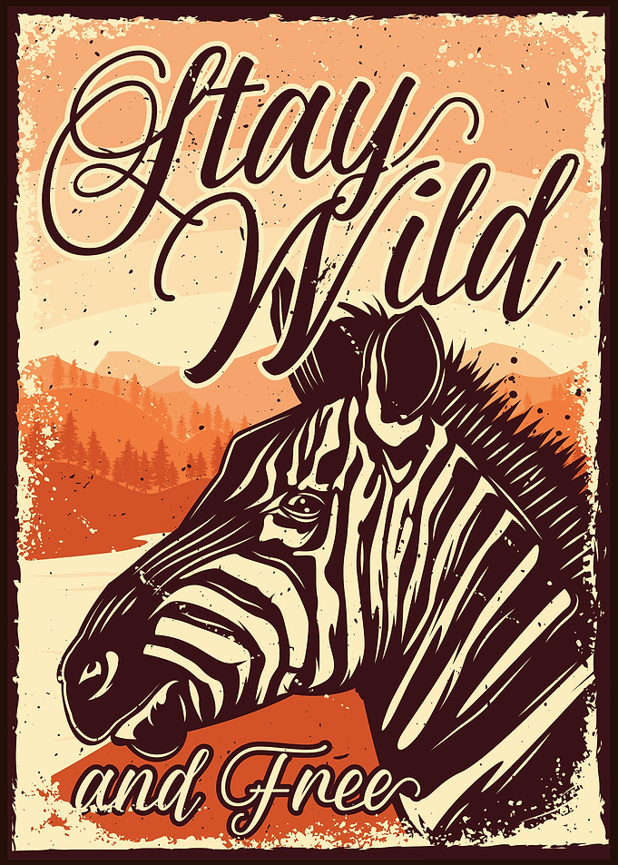 Stay Wild Zebra