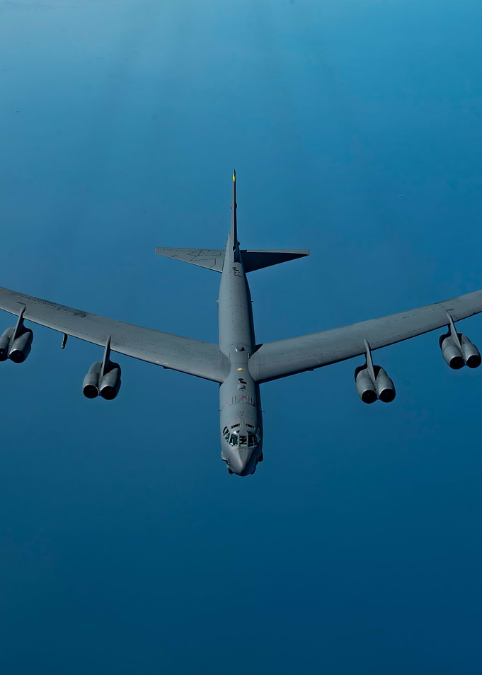 F22 Raptors and a B52H S