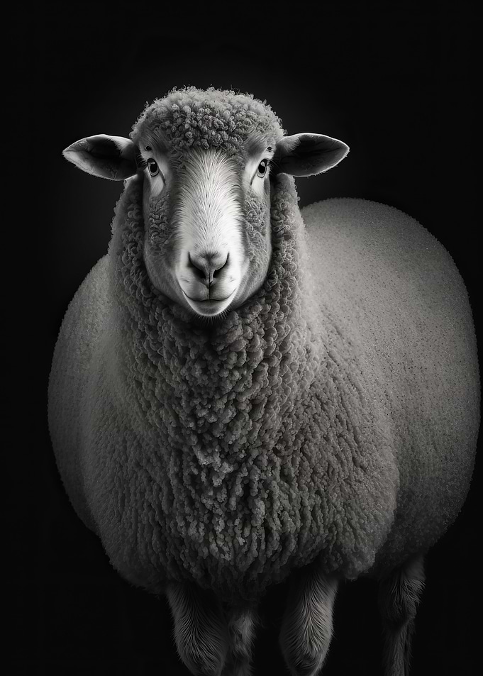 Portrait of a Sheep