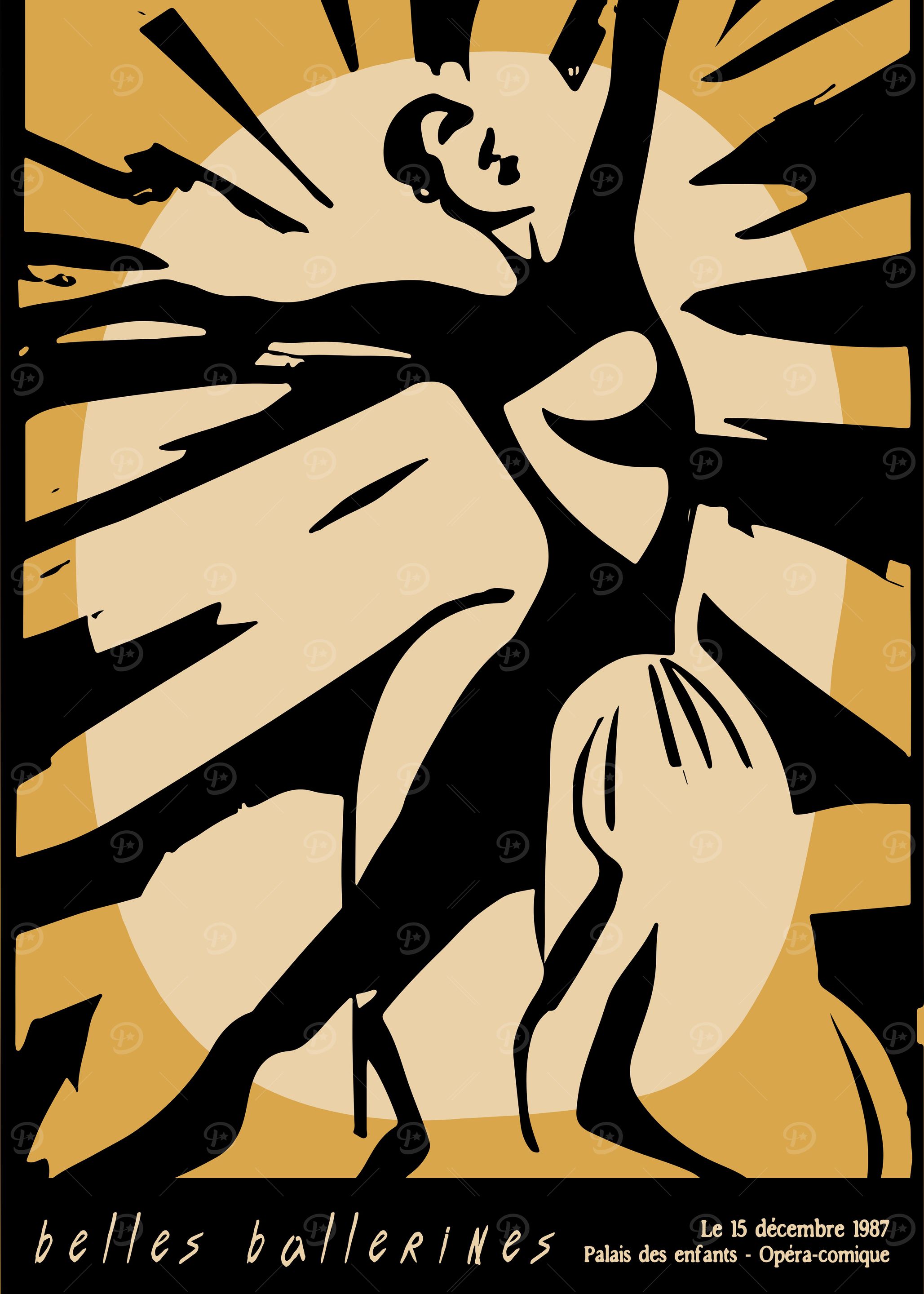 Belles Ballerines Poster