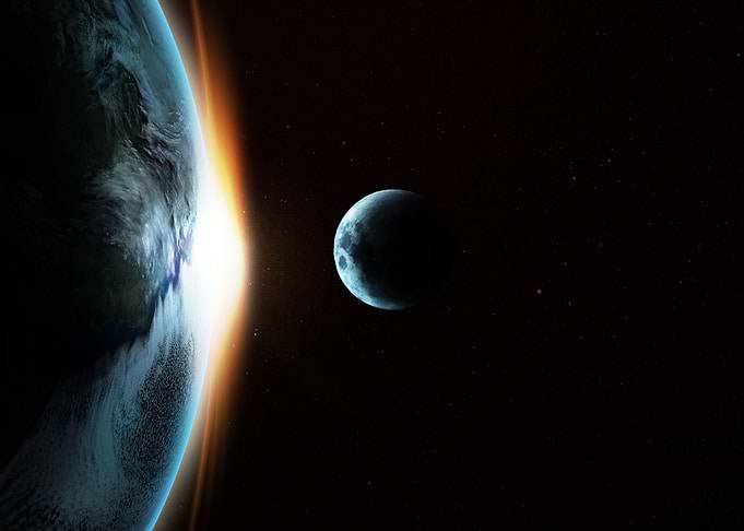 earth moon
