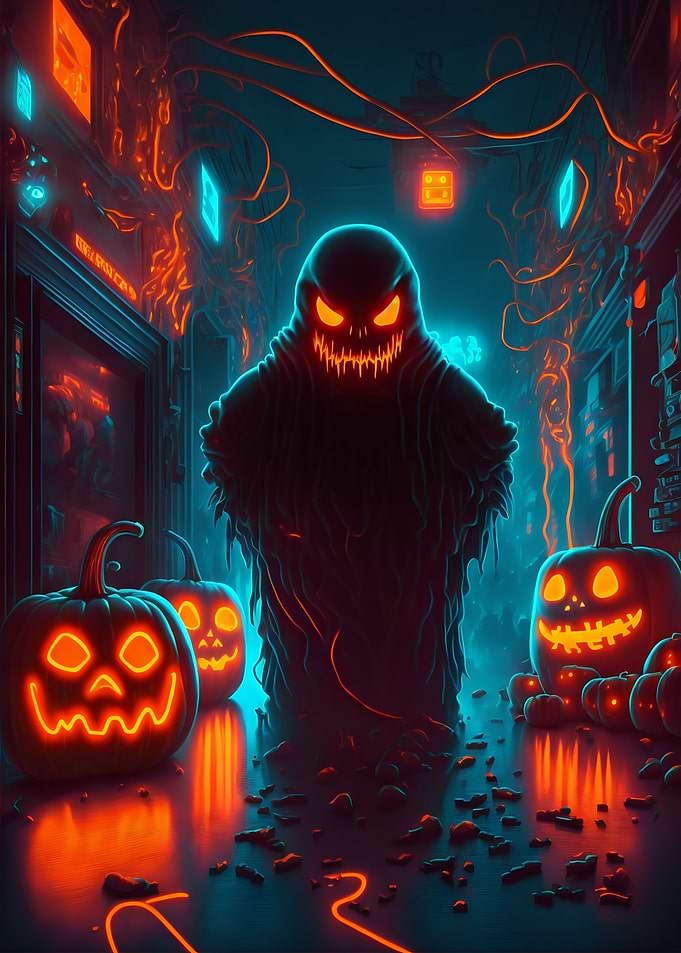 Neon Scarecrow