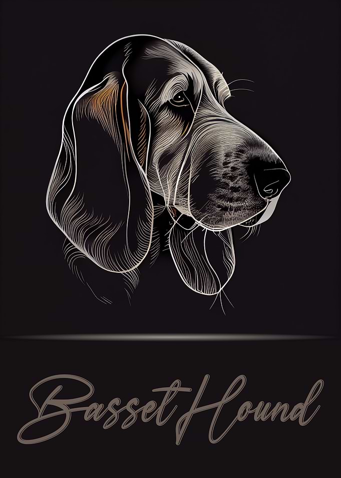 Elegant Basset Hound