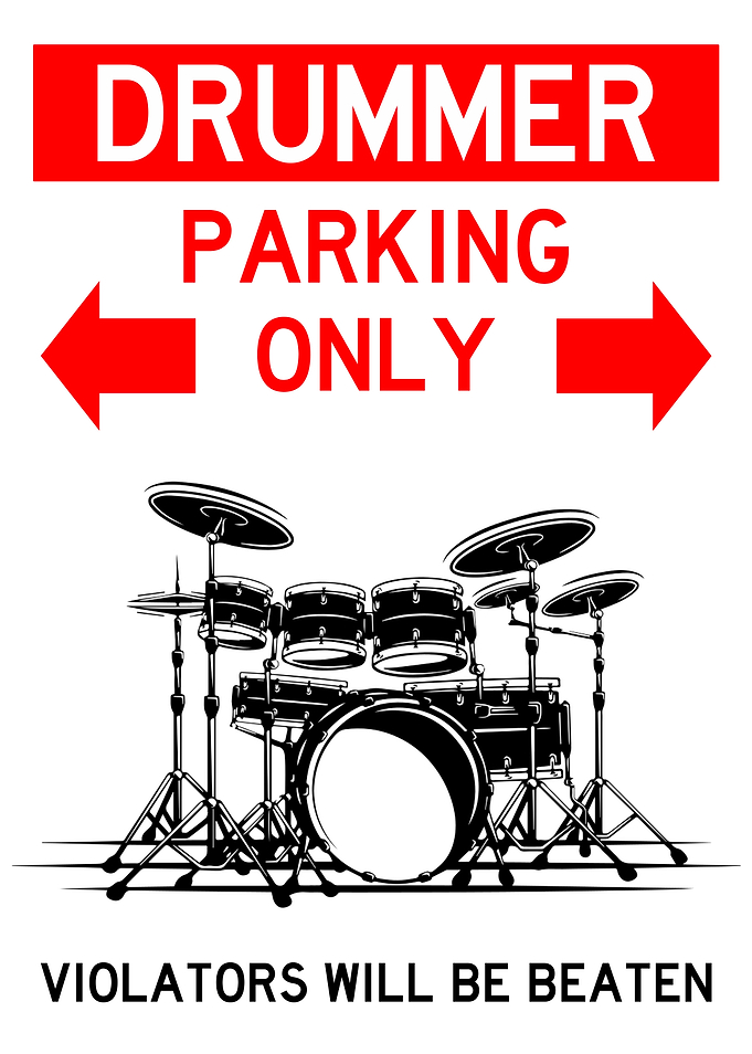 DRUMMER PARKING RED