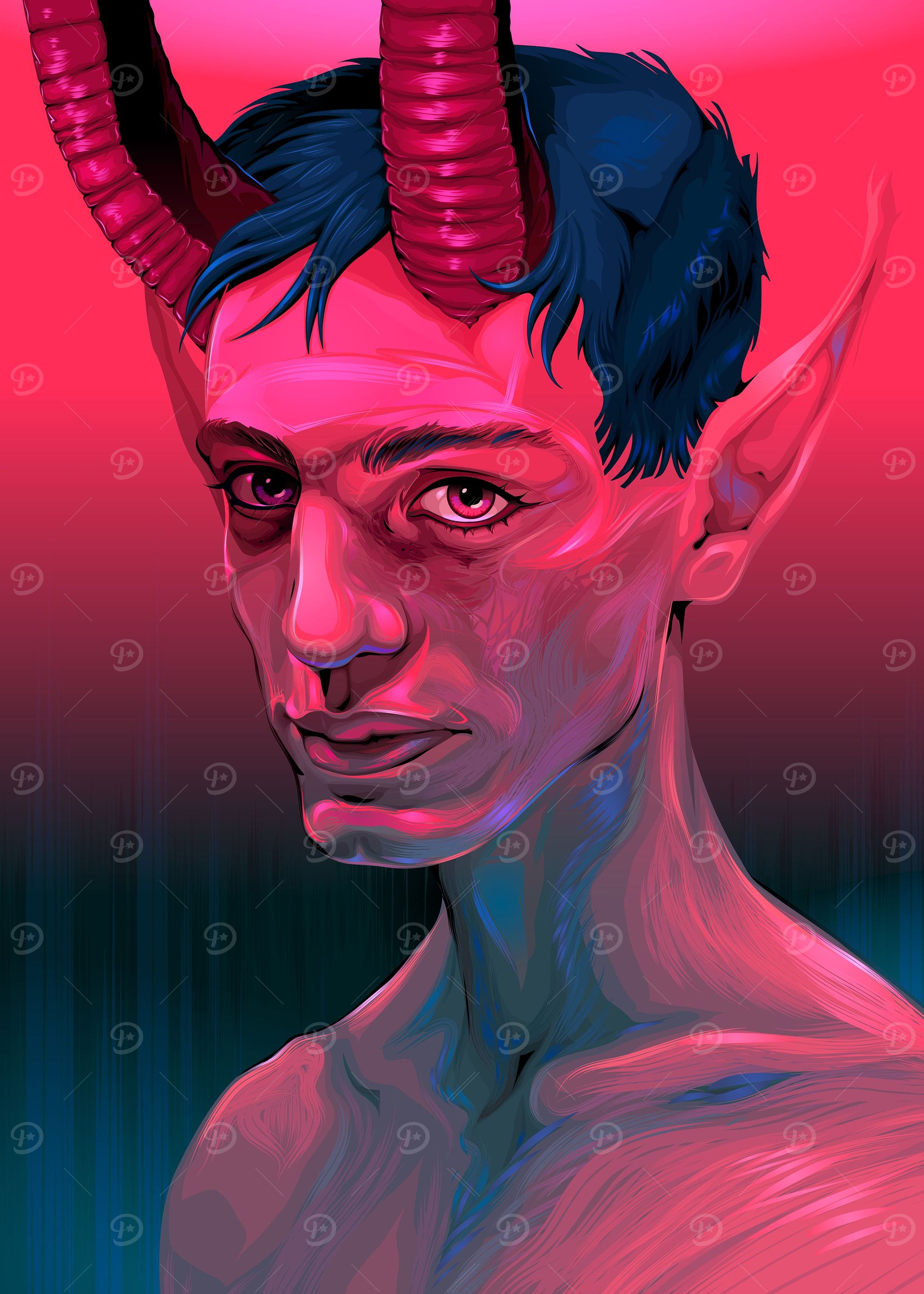 Vintage Man Demon