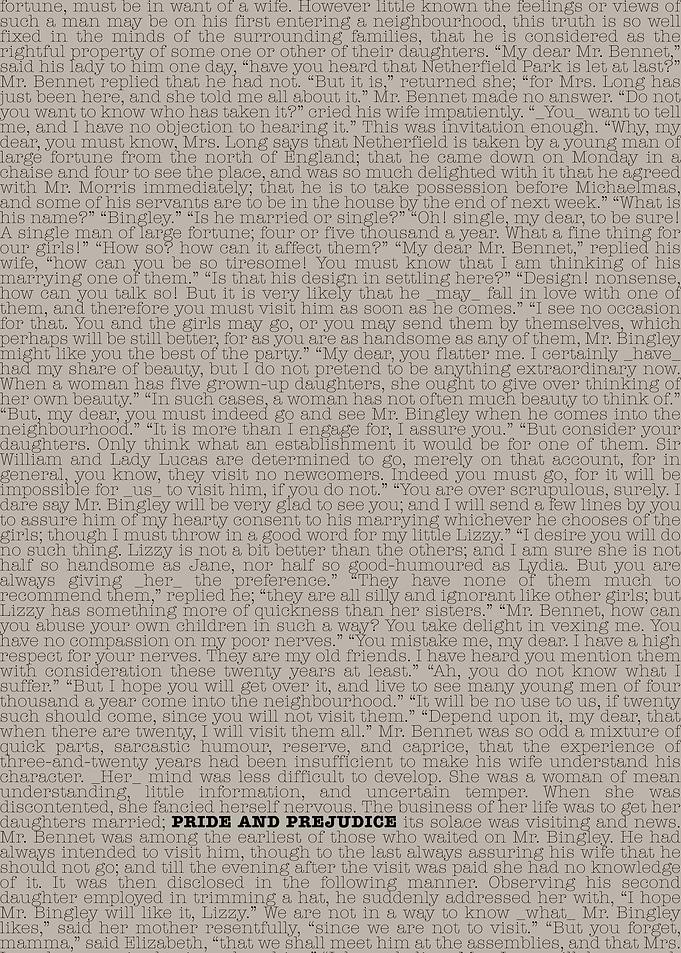 Pride and Prejudice Text
