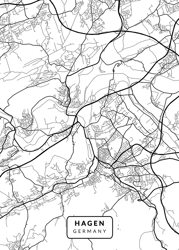 Hagen Map Germany
