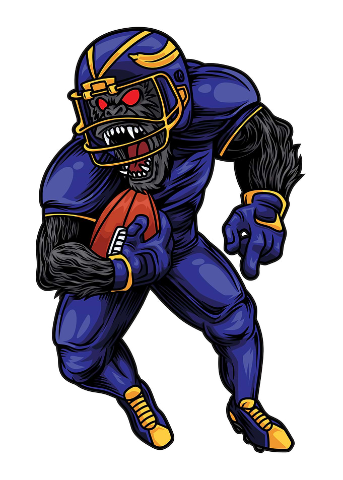 Chimp American Football