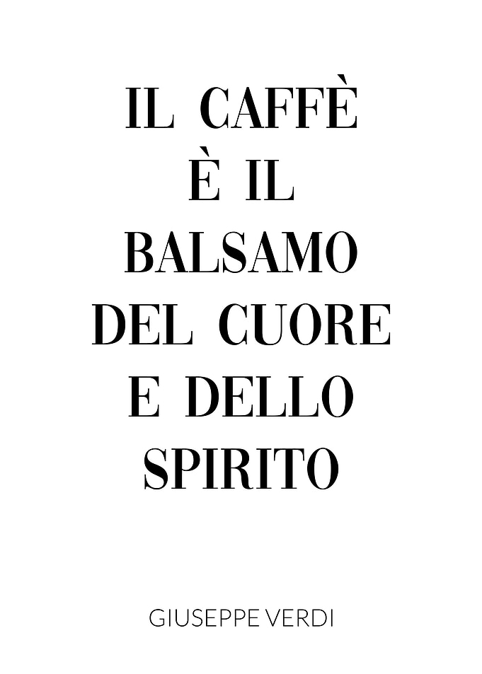 Coffee is the balm