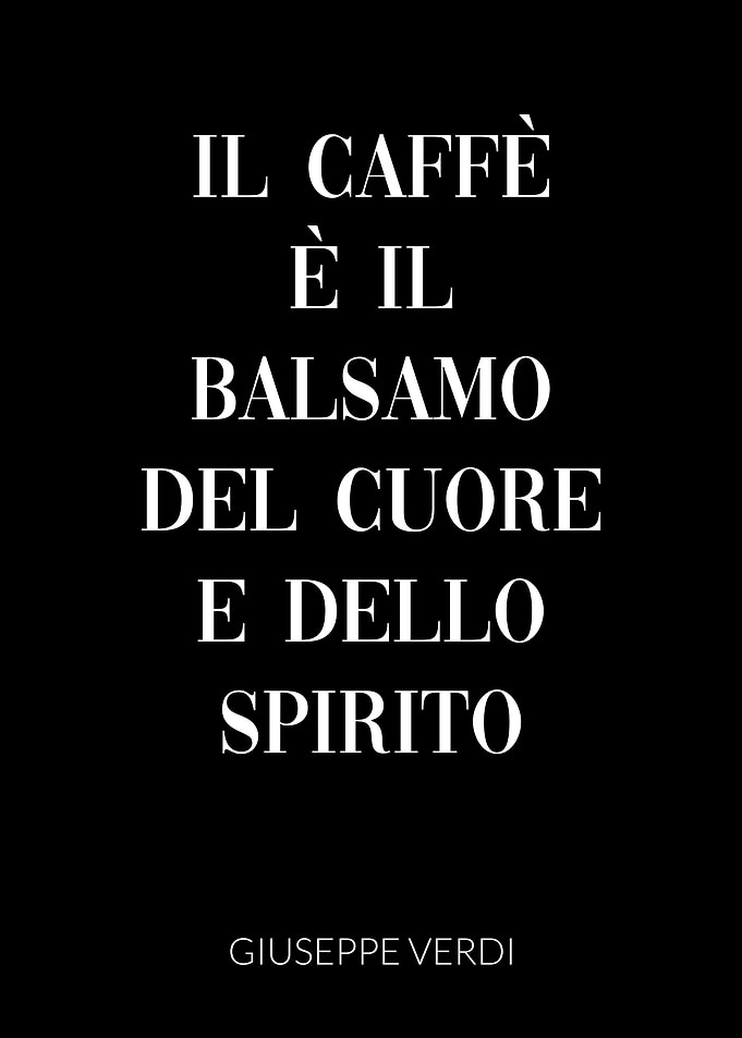 Coffee is the balm