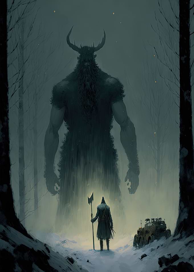 Dark Viking Frost Giant