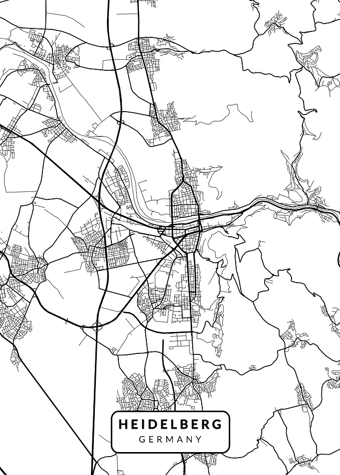 Heidelberg Germany Map