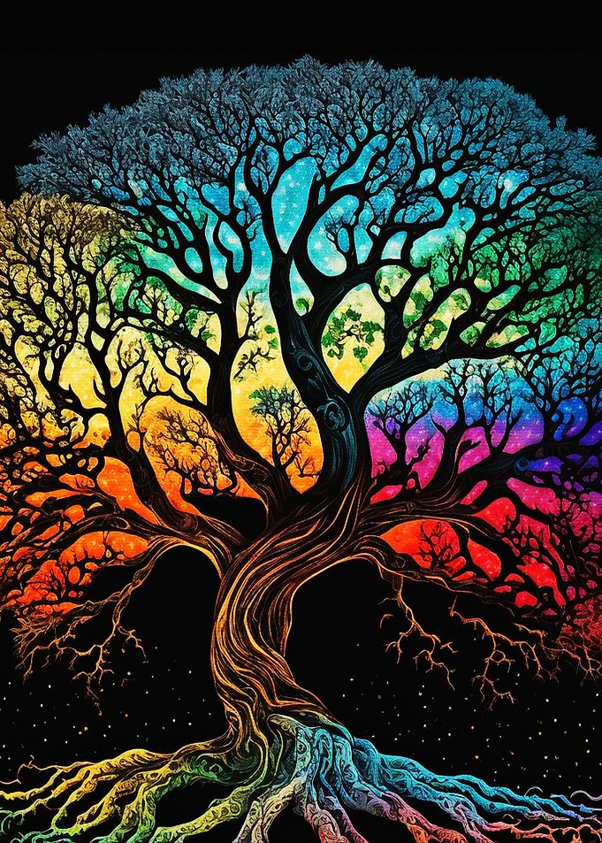 Colorful Of Tree