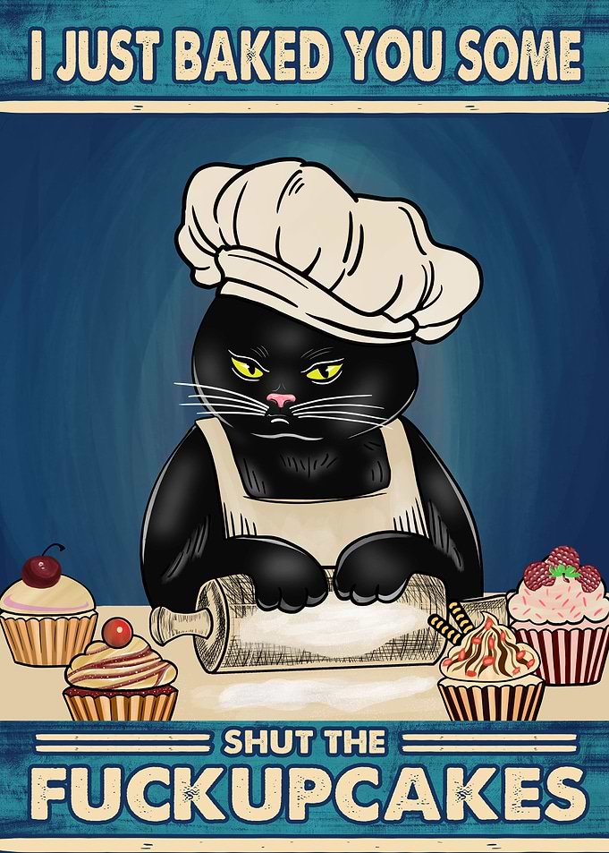 Funny Cat Vintage
