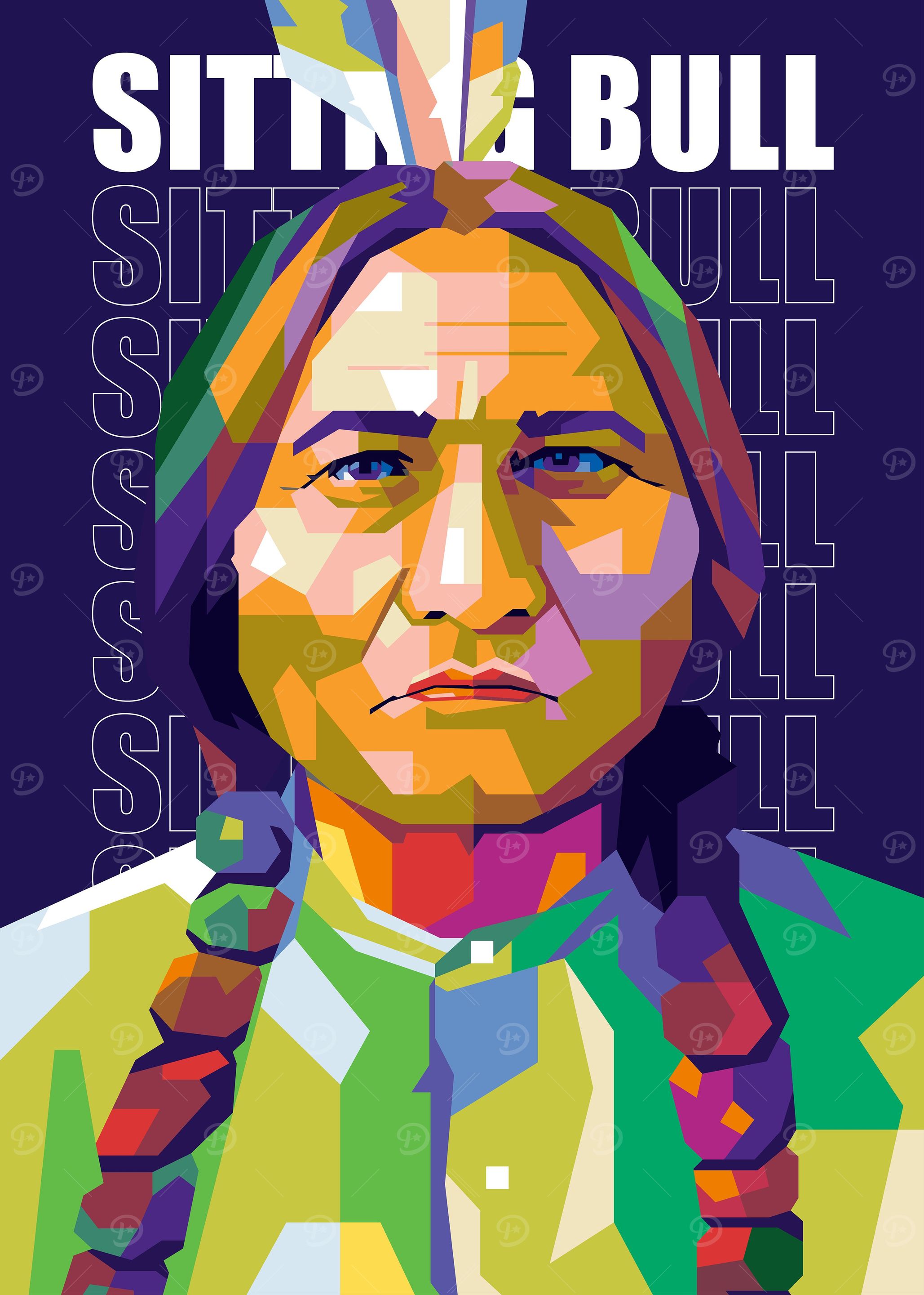 Sitting Bull Popart