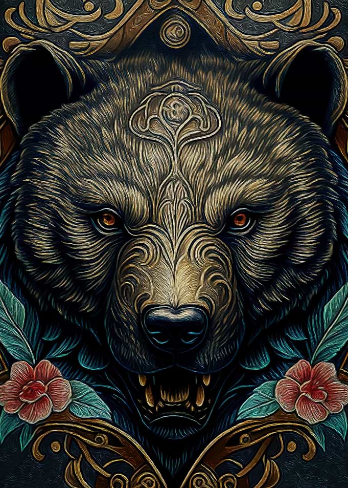 Bear in Japanese art