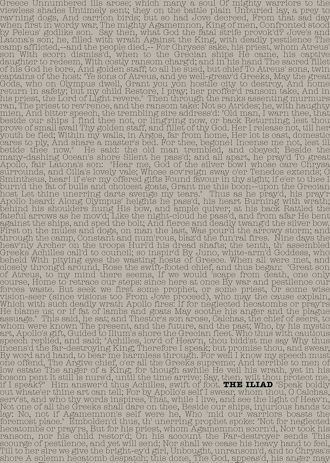 The Iliad Book Text