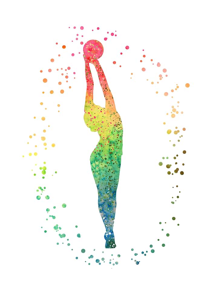 Girl gymnast