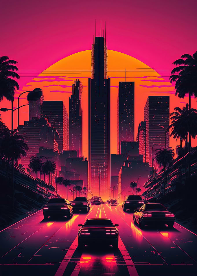 Synthwave Urban Ride