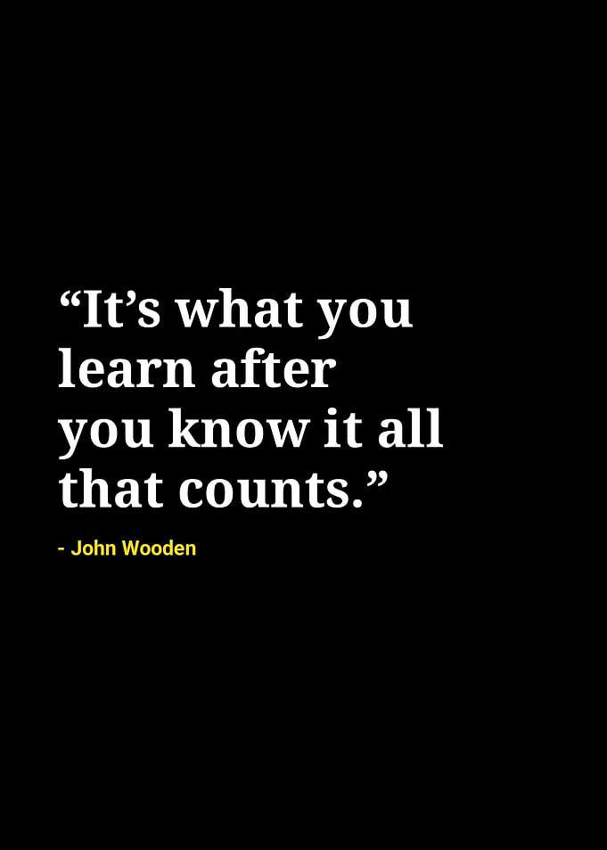 John wooden quotes