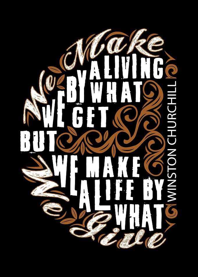 We make a living