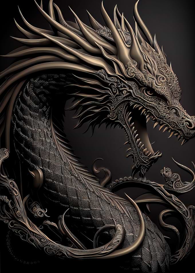 The Mighty Black Dragon