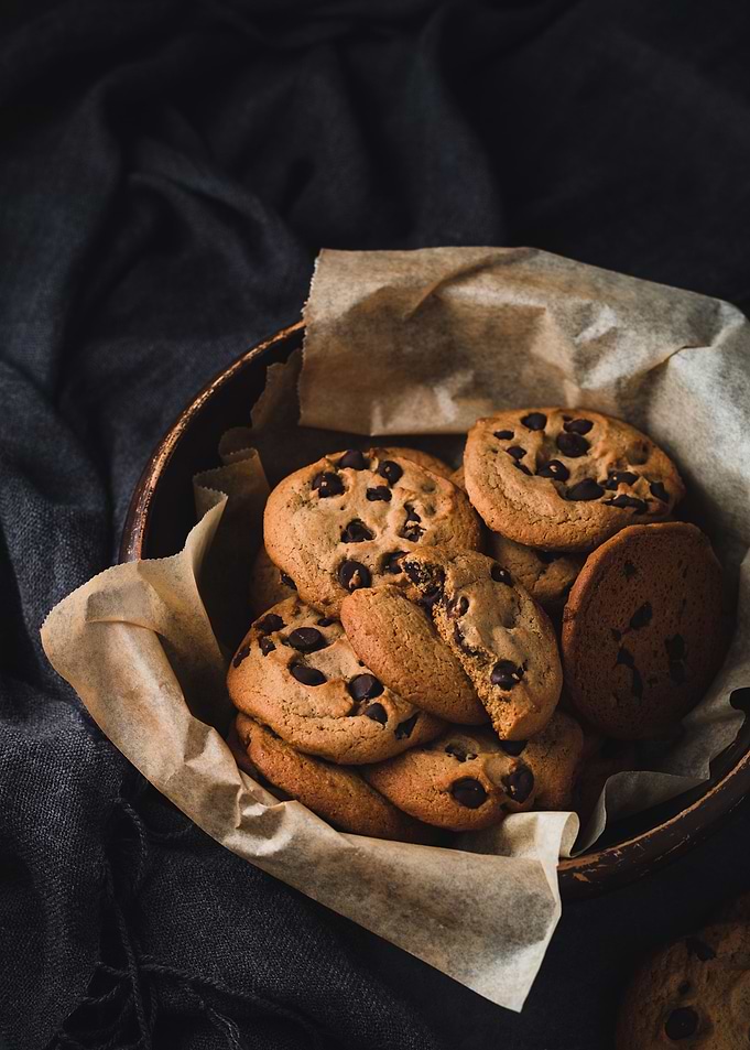 Choc Chip cookie basket