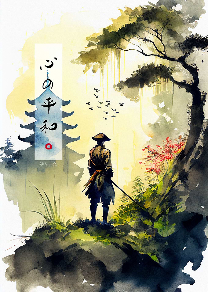 Samurai Forest Art