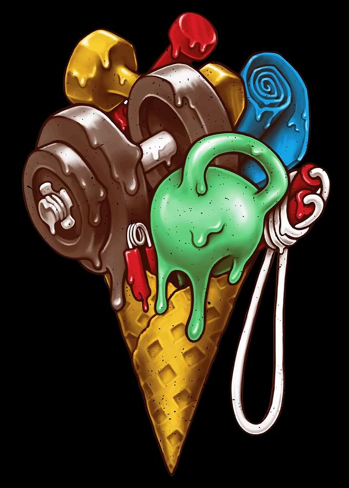 Gym Ice Cream Workout