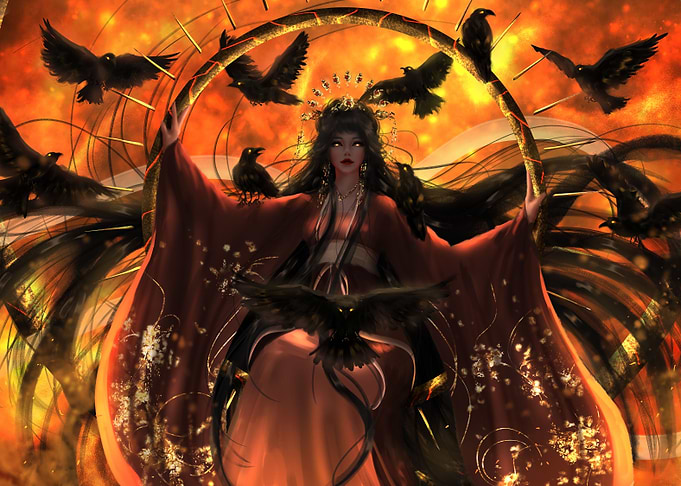 Sun Goddess Xihe