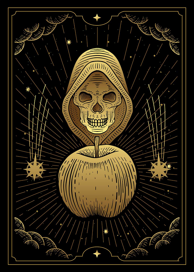 Tarot devils cursed apple