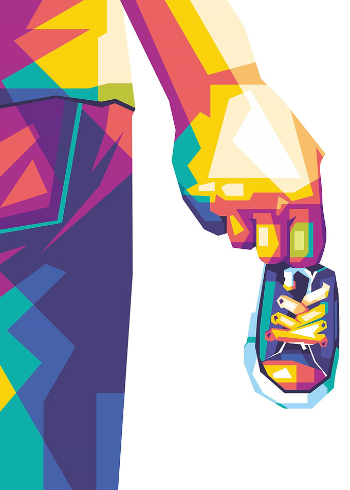 holding shoes WPAP
