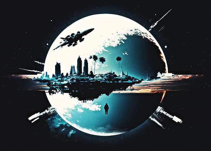 Art of space station