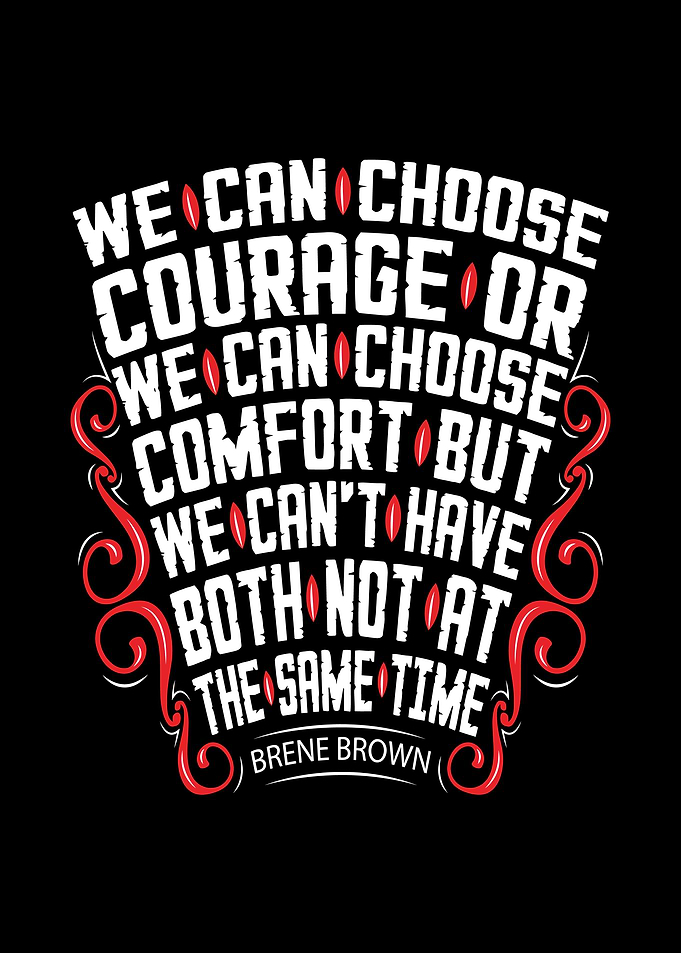 We can choose courage